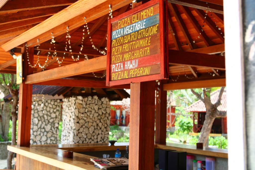 Biru Meno Beach Bungalows Gili Meno Eksteriør billede
