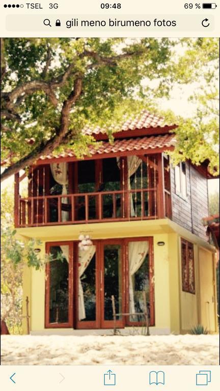 Biru Meno Beach Bungalows Gili Meno Eksteriør billede