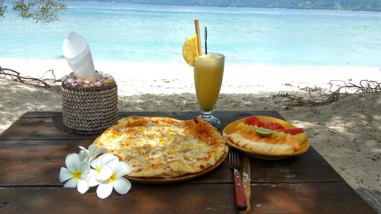 Biru Meno Beach Bungalows Gili Meno Eksteriør billede