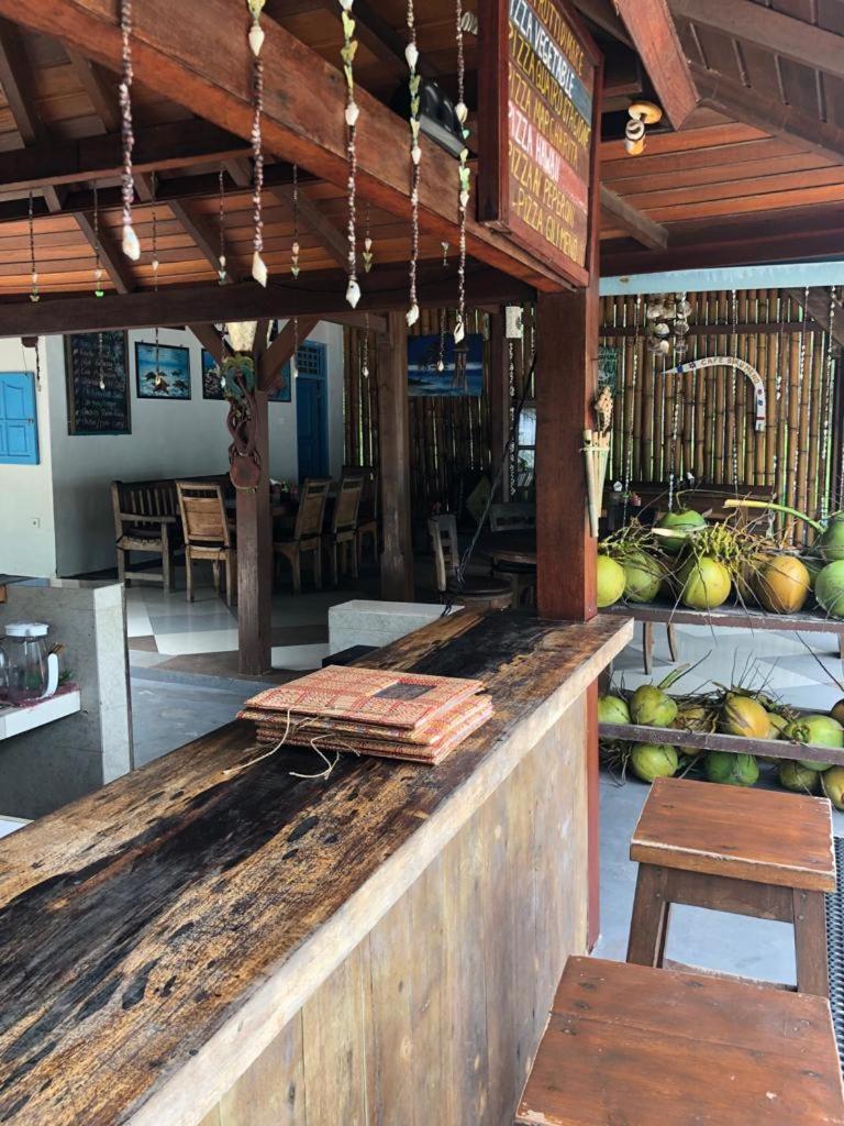Biru Meno Beach Bungalows Gili Meno Eksteriør billede